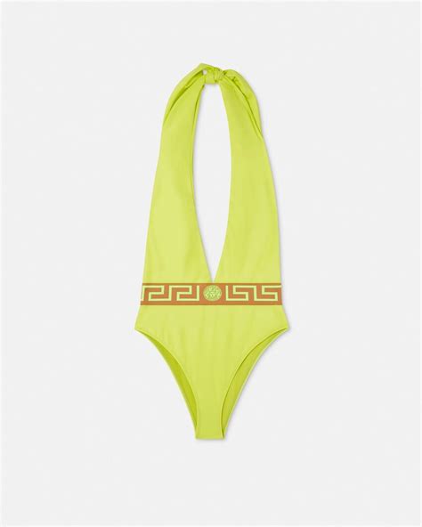 versace beachwear women|versace greca one piece swimsuit.